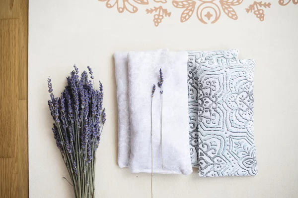 Saquitos de lavanda para los ojos